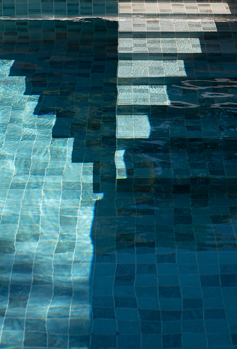 detalhe de piscina arquitetura malota